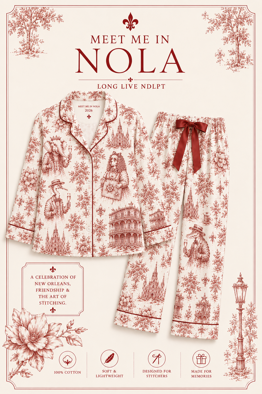 Meet Me In NOLA 2026 Pajamas